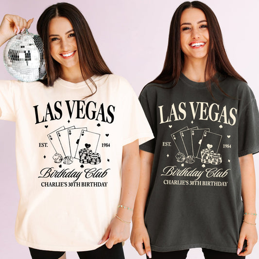 Custom Las Vegas Birthday Party T - Shirts - peachybash com peachy bash